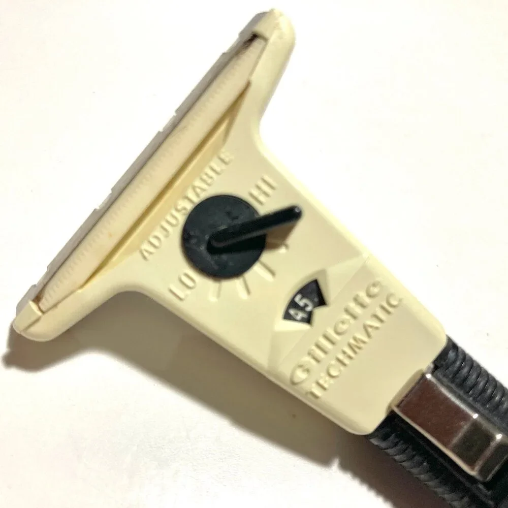 Vintage Gillette Techmatic Razor with Travel Case, 1965